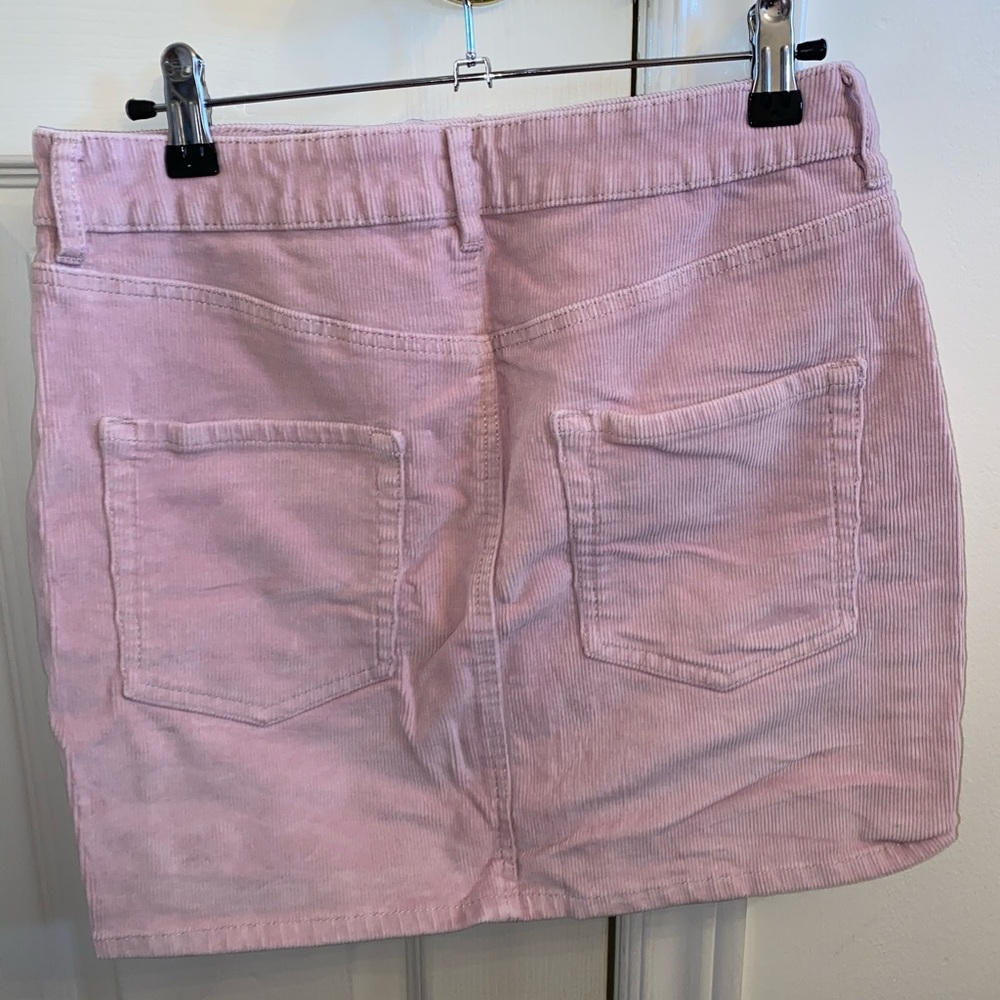 Pink Velvet Skirt - Picture 2 of 2